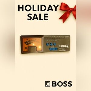 BOSS TU-12 Chromatic Tuner  for Guitar / Bass MIJ with Case Free Shipping